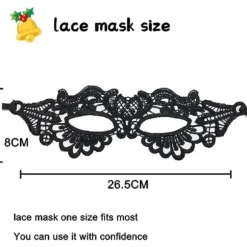IC Lady of Luck Venetiansk Maske til Mænd Spetsmaske Venetiansk Mascara Prom Halloween Fest