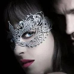 IC Maskerade Festmaske, Sølvblonder og Diamantmaske