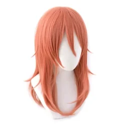 IC Motorsavmand Cosplay Engel Djævel Lang Paryk Jul Orange Farve Chainsaw Man One Size