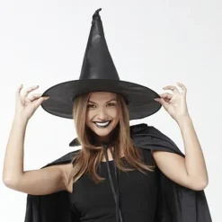 IC 1-pak Halloween kostume heksehat Cap heksetilbehør