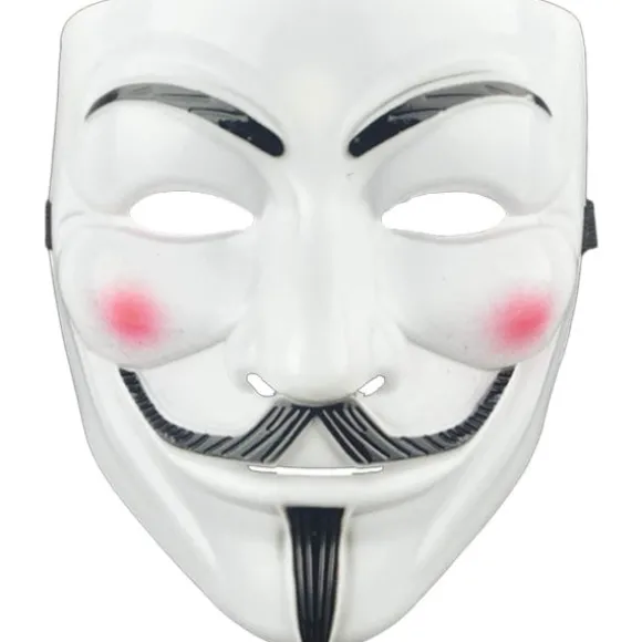 IC 4-pak Halloween V for Vendetta maske sæt, Anonyme masker, Fest, World Book Week, Halloween Kit