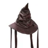IC Roll Dress Up Halloween Flot Brun Festtilbehør Heksehat