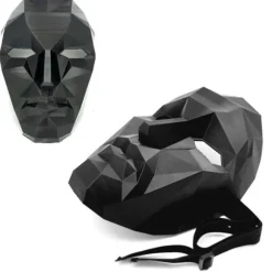IC Squid Game Front Man Boss cosplay Halloween festmaske Z Sort l