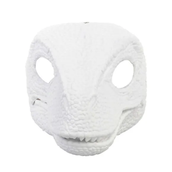 Iøjnefaldende dinosauriemaske, Dino-maske med bevægelig kæbe, Latex-hovedbeklædning med åbning og bevægelig kæbe, Cosplay-festfødselsdag Halloween Jul | Fyndiq