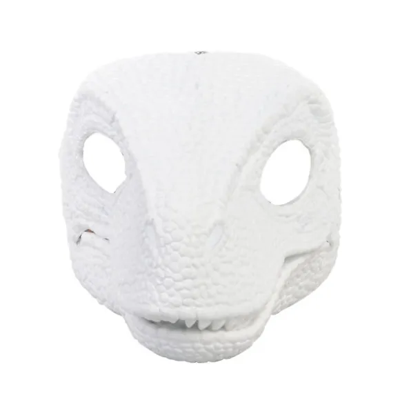 Iøjnefaldende dinosaurmaske, Dino-maske med bevægelig kæbe, Latex-hovedbeklædning med åbning og bevægelig kæbe, Cosplay-festfødselsdag Halloween Jul | Fyndiq