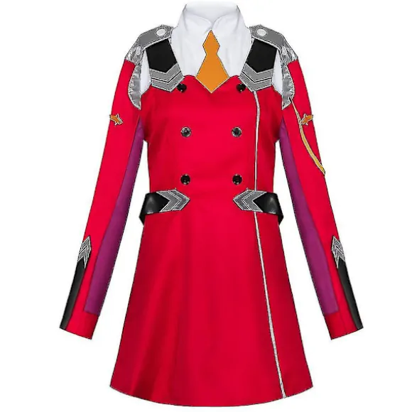 In The Franxx Zero Two Kostume Uniform Kvinder Rød Anime Outfits Sæt L