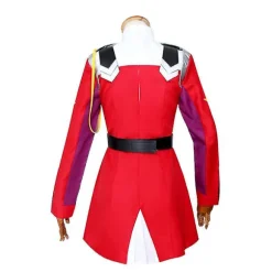 In The Franxx Zero Two Kostume Uniform Kvinder Rød Anime Outfits Sæt M