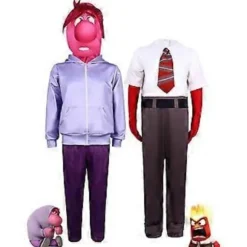 Inderst Inde 2 Cosplay Kostume Festlig Udklædningssæt Jumpsuit Bodysuit til Mænd Kvinder (150 Angst)