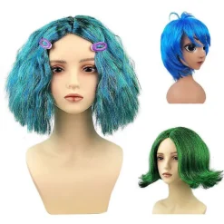 Inderst Inde 2 Misundelse Paryk Halloween Cosplay Paryk, CJY Envy