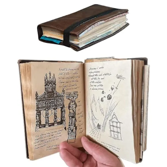 Indiana-jones Grail Diary Prop Replica Med Skjulte Ædle Aflejringer Avid Filmentusiaster Gave Retro Spiral Notesbog Notesblok