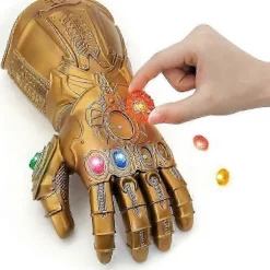 Infinity War Thanos Infinity Gauntlet Med Elektronisk Aftagelig Glødende Infinity Stones Cosplay Hal