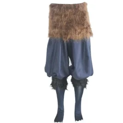 Inosuke Hashibira Cosplay Kostume Sæt, Halloween Anime Rollespils Outfit, Unisex Cosplay Dragt Fuzzy Beanie L