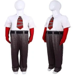 Inside Out 2 Cosplay Kostume Festsæt Jumpsuit Bodysuit til Mænd Kvinder!zz42 Anger 170