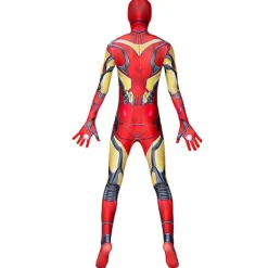 Iron Man Cosplay Kostume Bodysuit til Mænd Heldragt Karneval Party 160