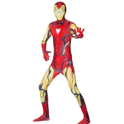 Iron Man Cosplay Kostume Bodysuit til Mænd Heldragt Karneval Party 160