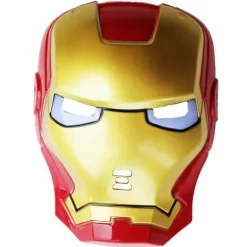 Iron Man Masker Kostume Iron Man Lysende Masker Superhelte Masker, Iron Man Party Cosplay Maske Til Halloween Fest Rød