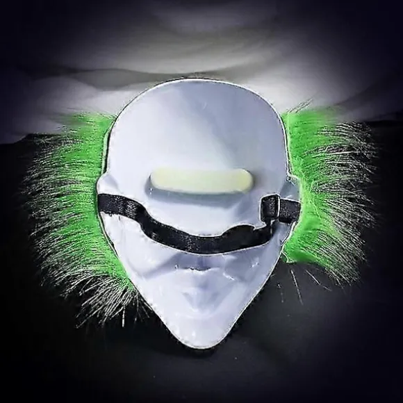 It Pennywise Killer Clown Maske Halloween rekvisitter til voksne mænd og kvinder sjove Halloween Halloween karneval Mardi Gras nemme Halloween kostumer -CHNSZ | Fyndiq