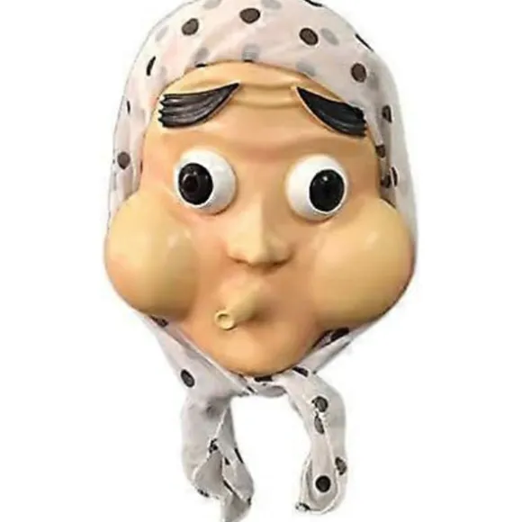 Japansk Anime Cosplay Hotaru Haganezuka Latex Maske Traditionel Japansk Hyottoko Maske Halloween Kostume Tilbehør