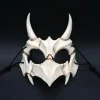 Japansk Halvmaske - Tigermaske, Ye Yaksha Dragegud Tengu Sort Skildpadde, Harpiks Kraniet Skræmmende Horror Ninja Maske Kostume Rekvisitter (Yaksha) | Fyndiq