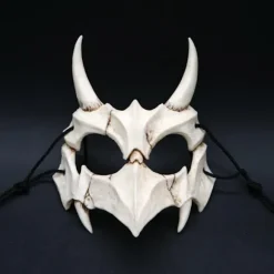 Japansk Halvmaske - Tigermaske, Ye Yaksha Dragegud Tengu Sort Skildpadde, Harpiks Kraniet Skræmmende Horror Ninja Maske Kostume Rekvisitter (Yaksha) | Fyndiq