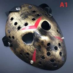 Jason Voorhees fredag den 13. Horror Movie Hockey Mask Hallow A1 one size