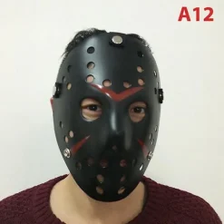 Jason Voorhees Fredag Den 13. Horrorfilm Hockey Maske Skræmmende Halloween Masker A4