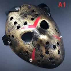 Jason Voorhees Fredag Den 13. Horrorfilm Hockey Maske Skræmmende Halloween Masker