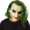 Joker Latex Maske Hovedbeklædning Joker COS Halloween，Joker Arthur Fleck