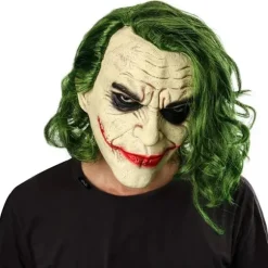 Joker Latex Maske Hovedbeklædning Joker COS Halloween,Joker Arthur Fleck