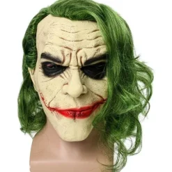 Joker Latex Maske Hovedbeklædning Joker COS Halloween,Joker Arthur Fleck