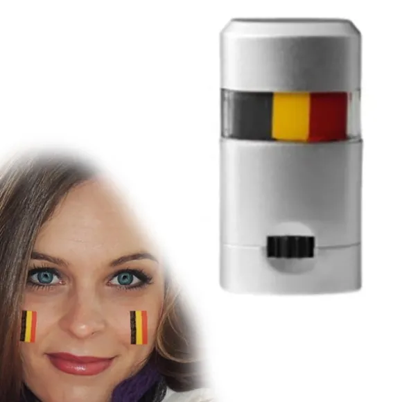 Jubel Flag Ansigts- og Kropsmaling Farverige Fanrekvisitter til Sportsspil Makeup Pen