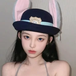 Judy Hat Bowler Hat Zootopia Politi Børn Voksen Cosplay H Children 54cm