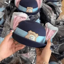 Judy Hat Bowler Hat Zootopia Politi Børn Voksen Cosplay H Children 54cm
