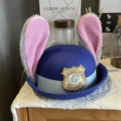 Judy Hat Bowler Hat Zootopia Politi Børn Voksen Cosplay H Children 54cm