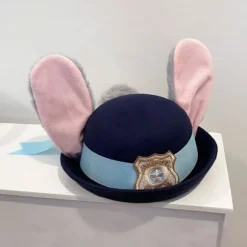 Judy Hat Bowler Hat Zootopia Politi Børn Voksen Cosplay H Children 54cm
