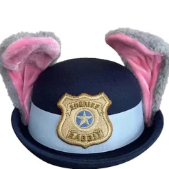 Judy Hopps Officer Hat - Zootopia Kaninører Cosplay Kostume Tilbehør Kid-54cm