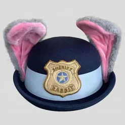 Judy Hopps Officer Hat - Zootopia Kanin Cosplay Kostume Tilbehør Voksen-57cm Adult-57cm