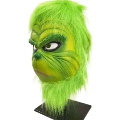 Jul Maske Grøn Cosplay Maske Voksen Plys Jul Dragt Cos