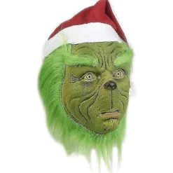 Jul The Grinch Som Maske + Handsker Greenhorn Sæt (FMY)