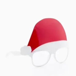 Julebriller med Julemands Hue Christmas Planet