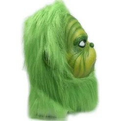 Julegrøn Santa Latex Maske Universal Størrelse Halloween Cosplay Kostume_Kvalitetsgaver