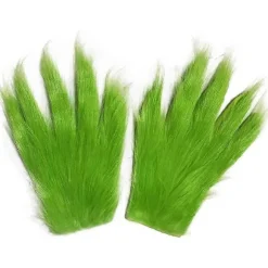 Julegrønne Handsker Pludselig Grinch Handsker Julekostume Tilbehør Karneval Ferie Jul Fest Gave
