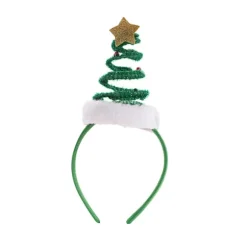 Julehat Hårbøjle Elf Spring Hårtilbehør Julehat Hovedbeklædning Hårbånd Hovedbeklædning til Børn Voksne Elf Kostume Tilbehør