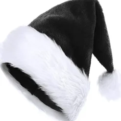 Julehat nissehue til voksne, luksuriøs nissehue til voksne til jul, nissekostume