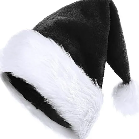 Julehat nissehue til voksne, luksuriøs nissehue til voksne til jul, nissekostume