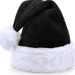 Julehat nissehue til voksne, luksuriøs nissehue til voksne til jul, nissekostume