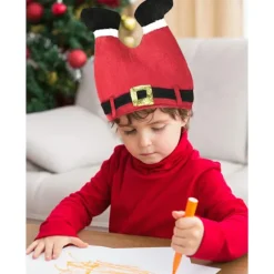 Julehat, Sjov Hat Nyhed Julemandshat Skøre Hatter Julemandsbukser