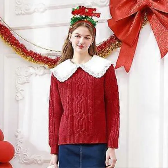 Julehårbøjle Festivalrekvisitter Brevhårbøjle Sæsonbestemt Hovedbeklædning Feriefestligheder Glædelig Jul Hårbånd Stil et Style one