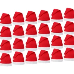 Julehue, julehue, julehue til voksne, blød plysjulehue, klassisk julehue, julehue til voksne, julehue.