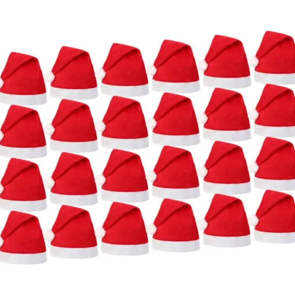 Julehue, julehue, julehue til voksne, blød plysjulehue, klassisk julehue, julehue til voksne, julehue.